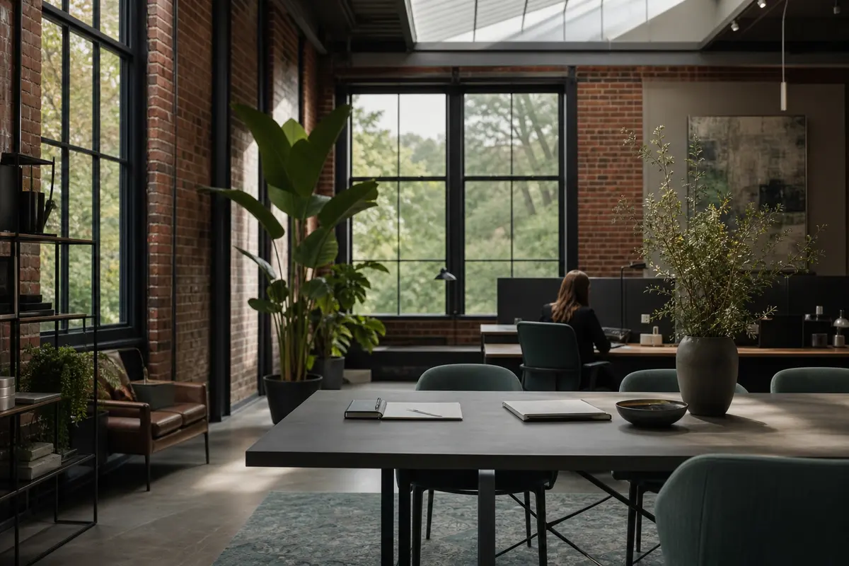 Editorial marketing planning scene for AI SEO in Massillon, Ohio