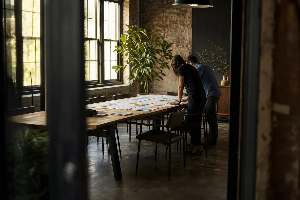 Editorial marketing planning scene for Legal News in Newark, Ohio
