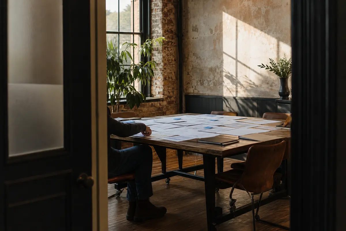 Editorial marketing planning scene for Oregon, Ohio