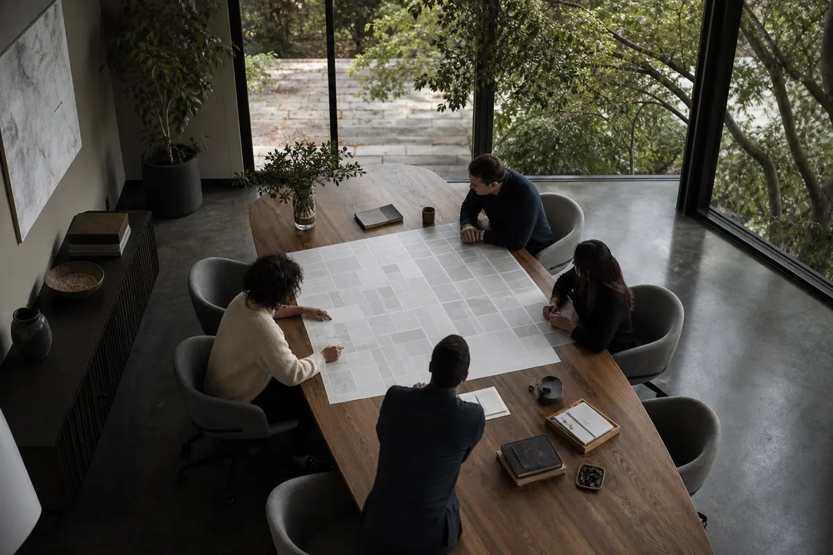Editorial marketing planning scene for Legal News in Oxford, Ohio