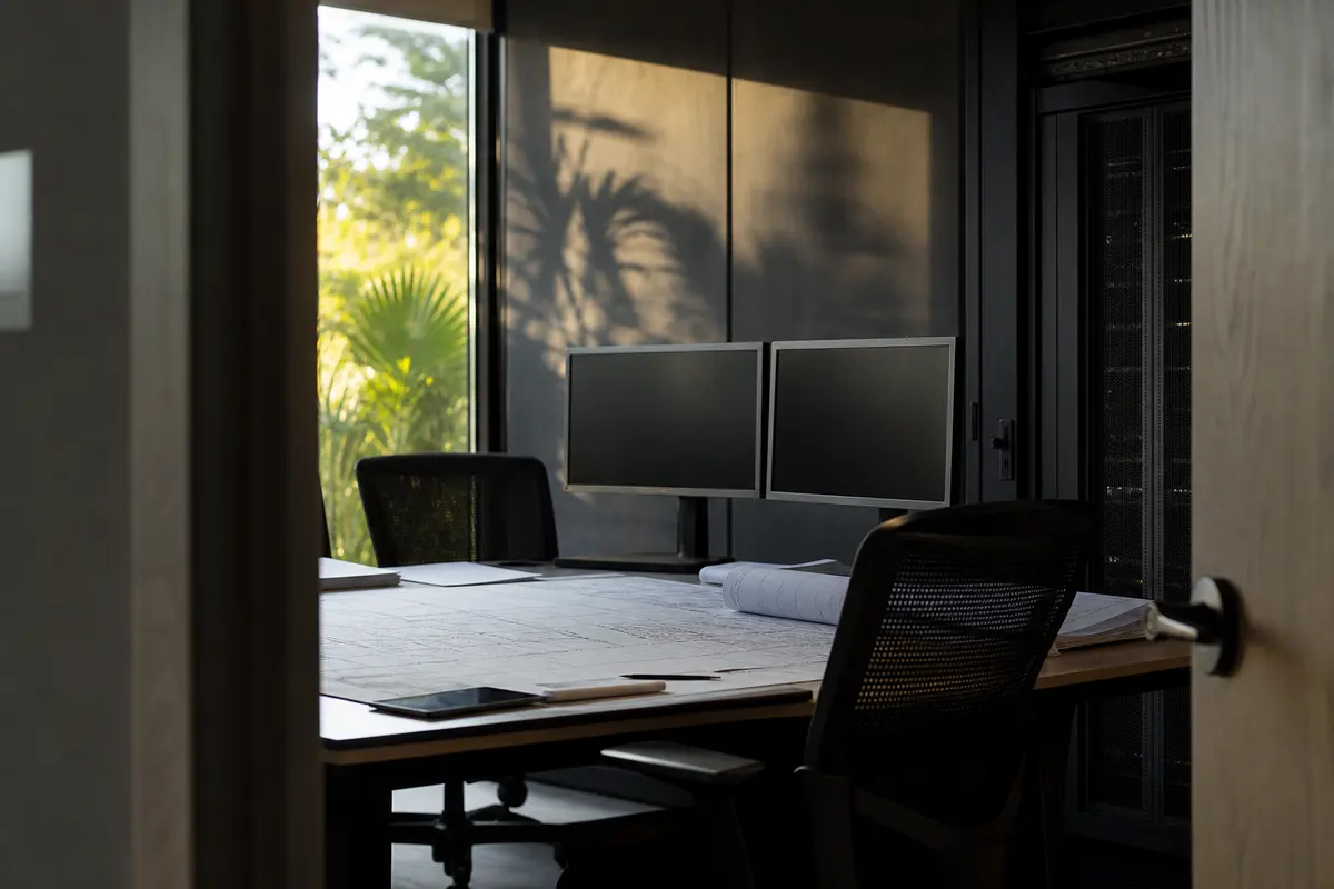 Editorial platform planning scene for Dedicated Hosting in Painesville, Ohio