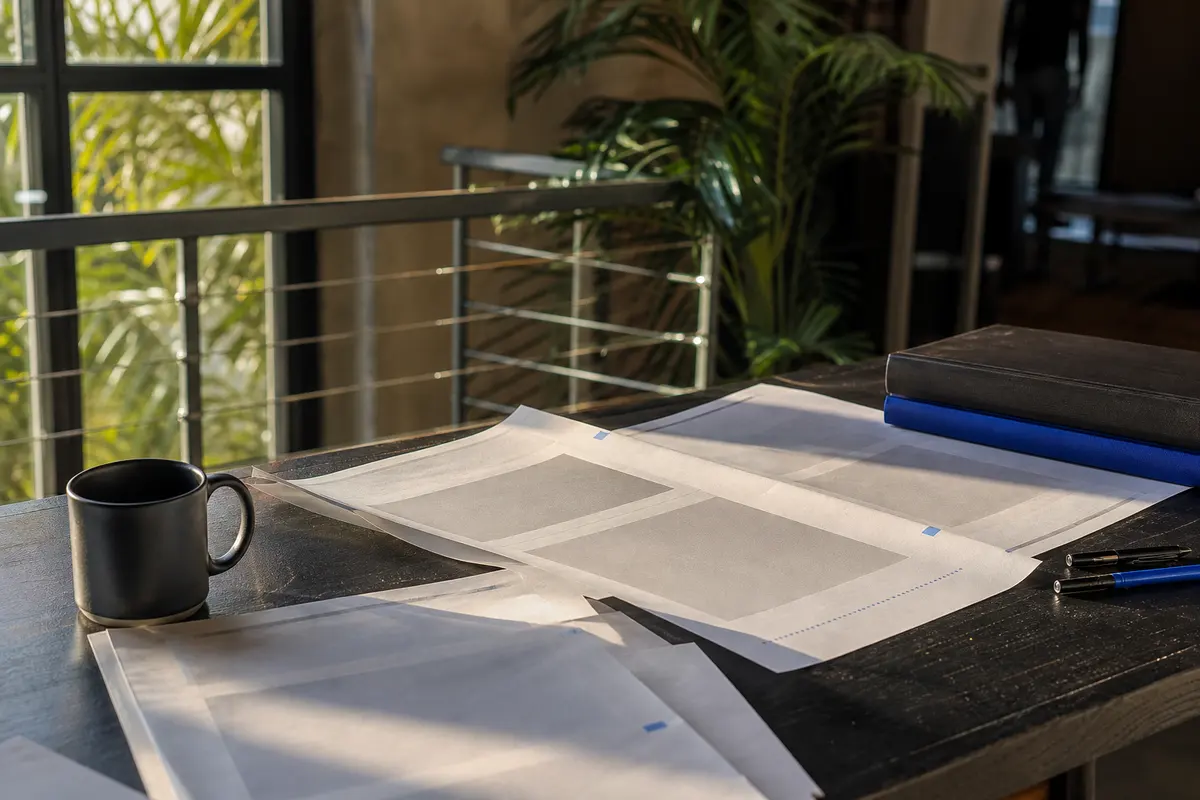 Editorial marketing planning scene for Portage Lakes, Ohio