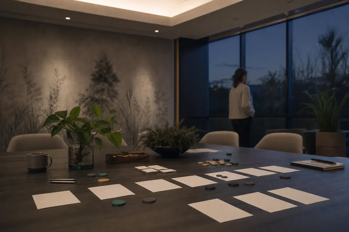 Editorial platform planning scene for Custom Software in Portage Lakes, Ohio
