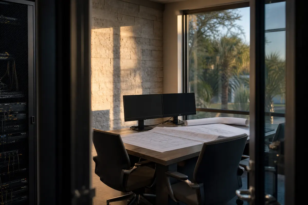 Editorial platform planning scene for Custom Software in Port Clinton, Ohio