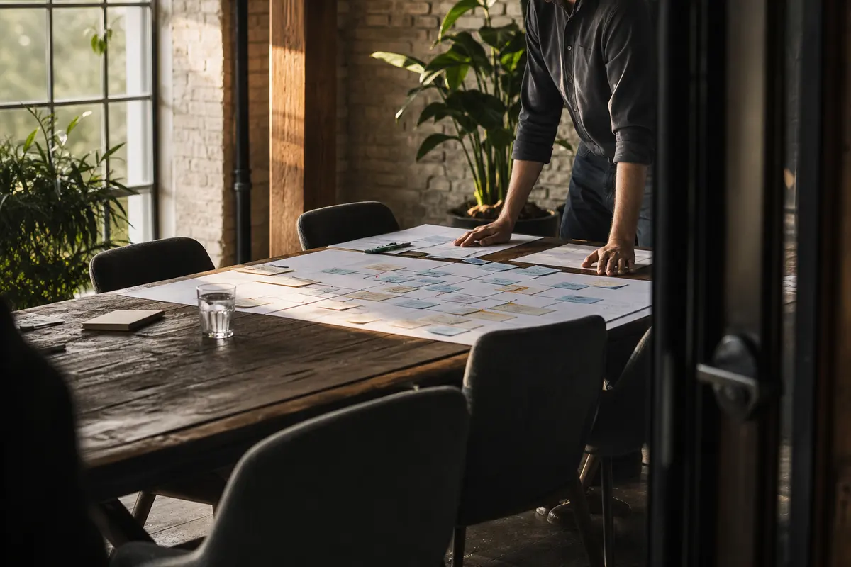 Editorial marketing planning scene for Legal News in Streetsboro, Ohio
