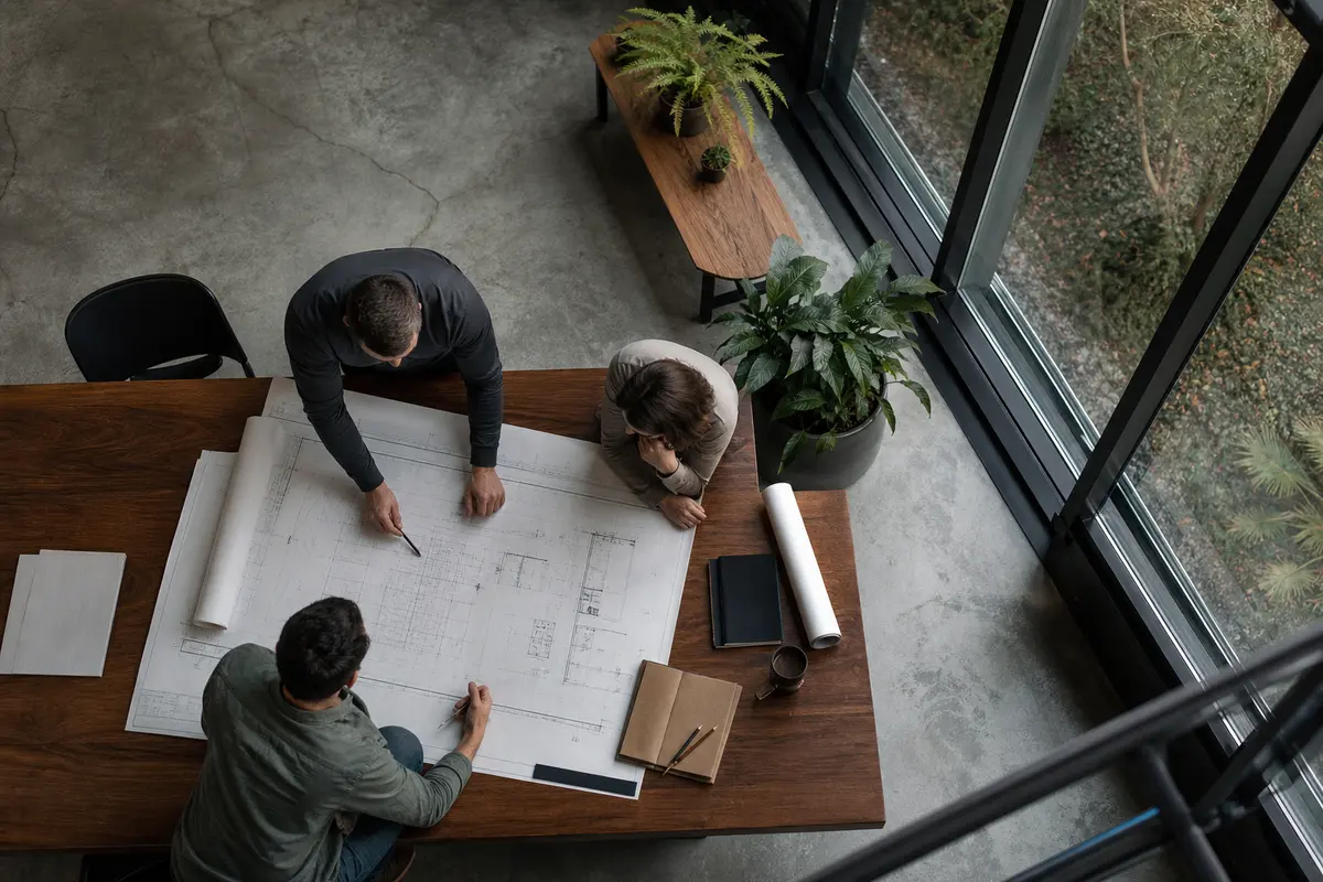 Editorial platform planning scene for Custom Software in Tallmadge, Ohio