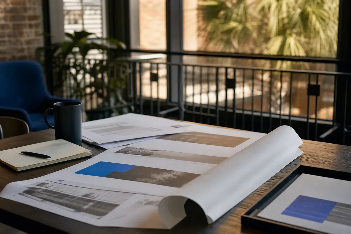 Editorial marketing planning scene for Legal News in Twinsburg, Ohio