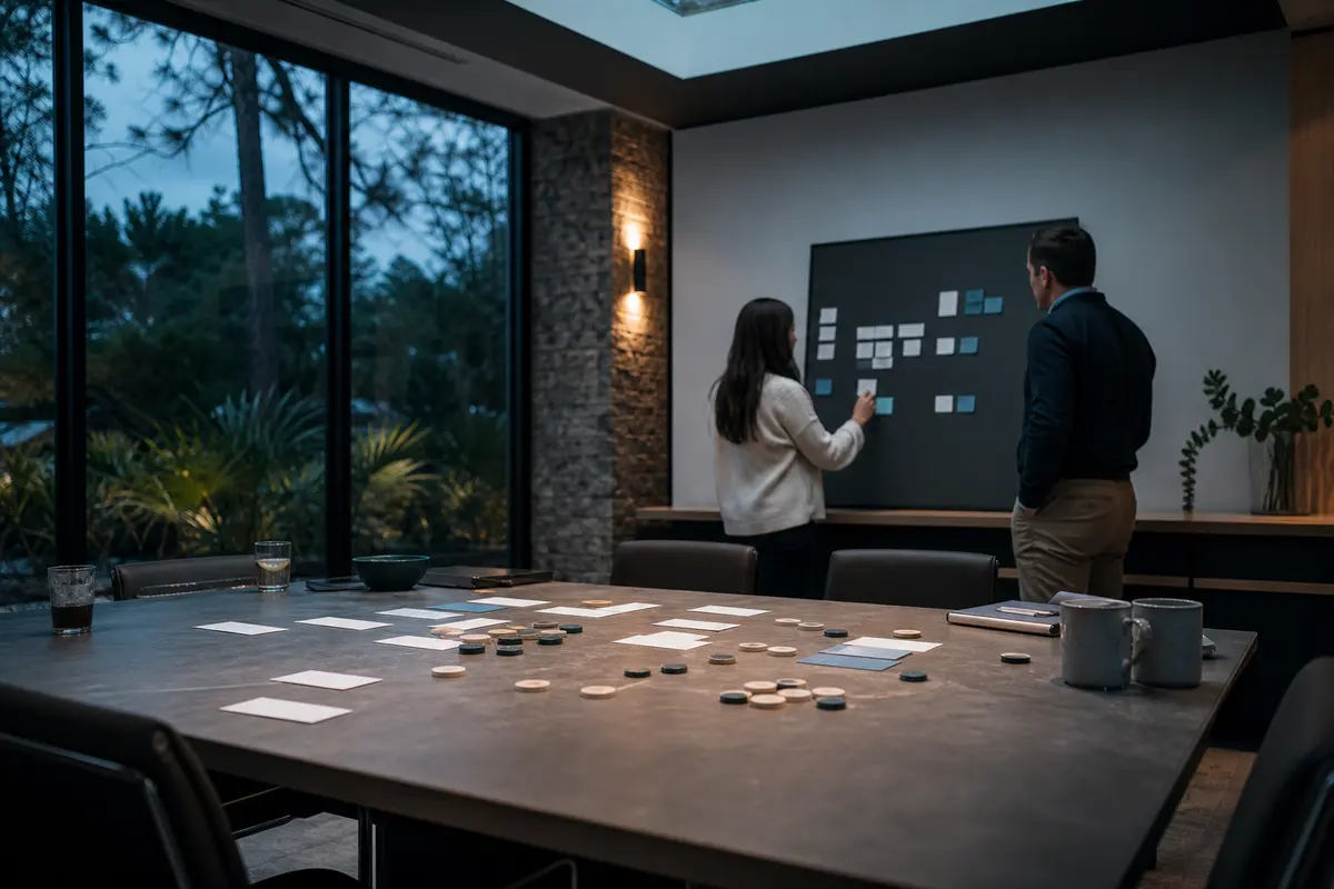 Editorial platform planning scene for Custom Software in Twinsburg, Ohio
