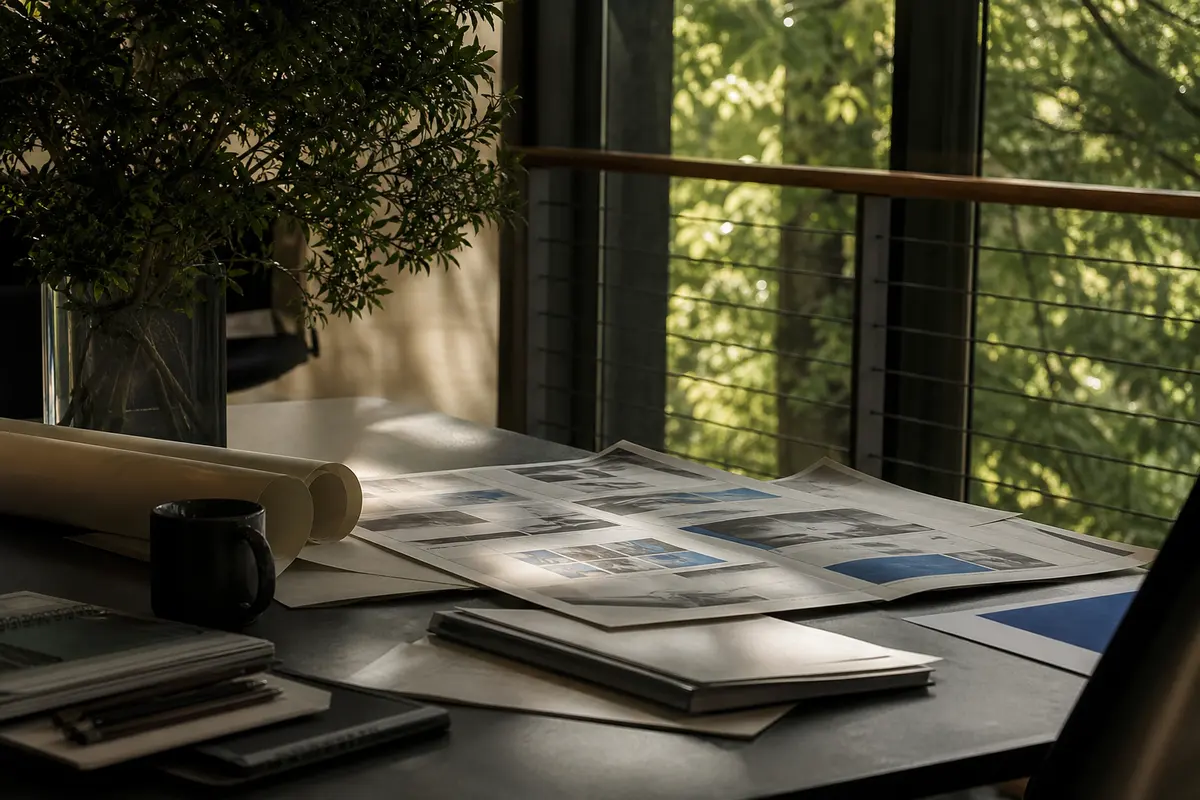 Editorial marketing planning scene for Upper Arlington, Ohio