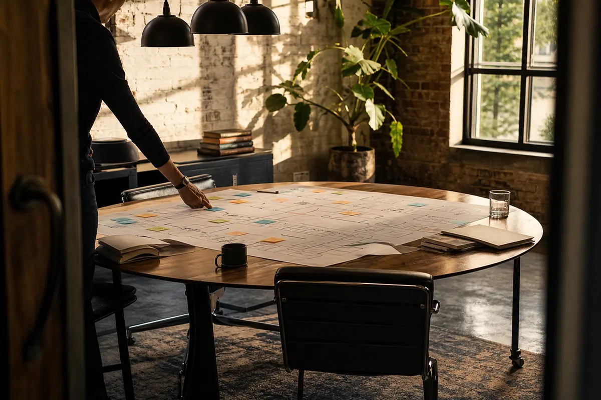 Editorial marketing planning scene for Legal News in Withamsville, Ohio
