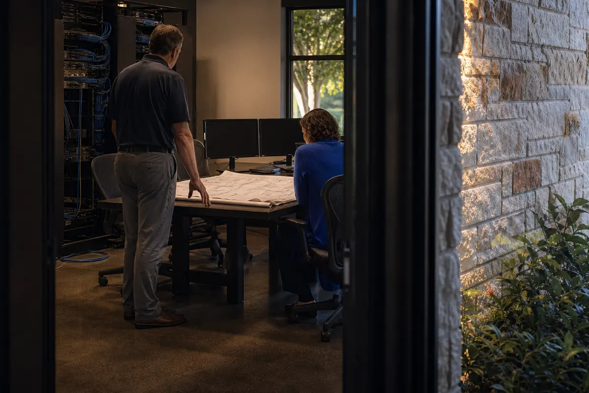 Editorial platform planning scene for ROI Dashboard in Blackwell, Oklahoma