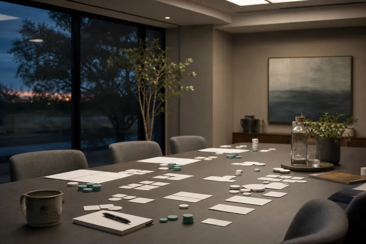 Editorial platform planning scene for Dedicated Hosting in Blanchard, Oklahoma