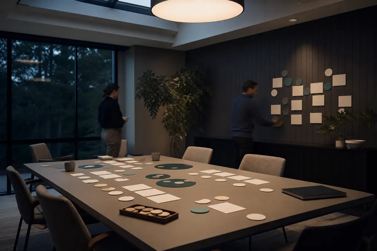 Editorial platform planning scene for ROI Dashboard in Claremore, Oklahoma