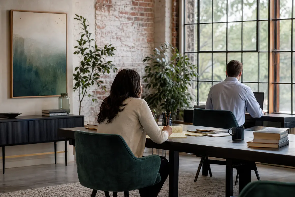 Editorial marketing planning scene for Pauls Valley, Oklahoma