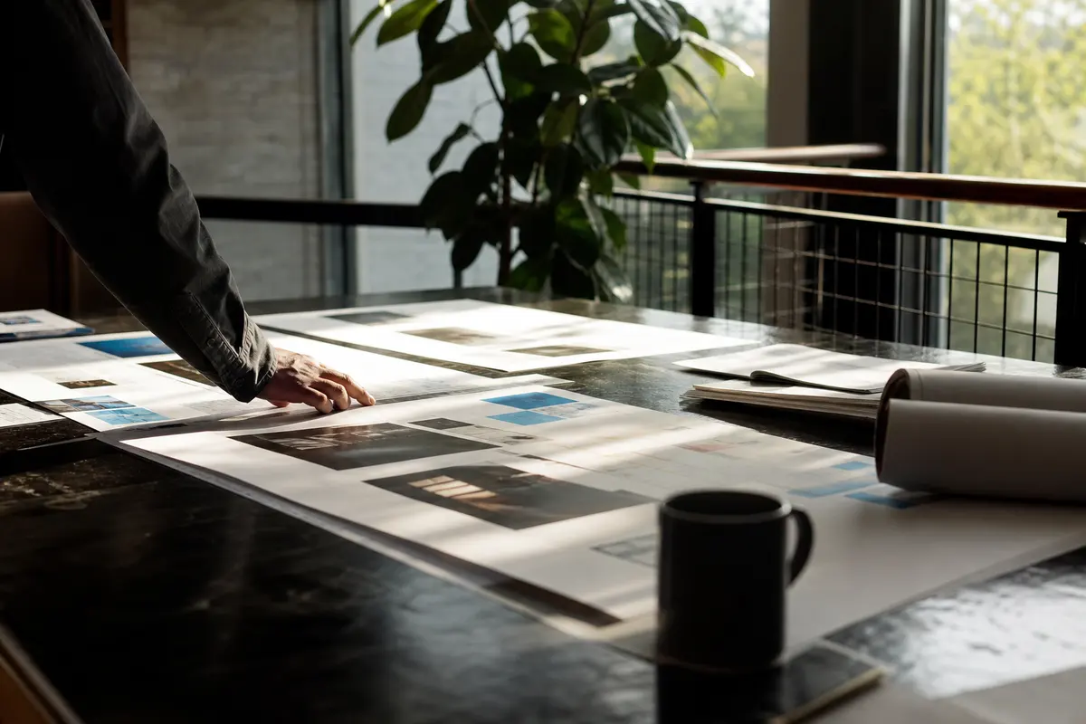 Editorial marketing planning scene for Reputation & Reviews in Poteau, Oklahoma
