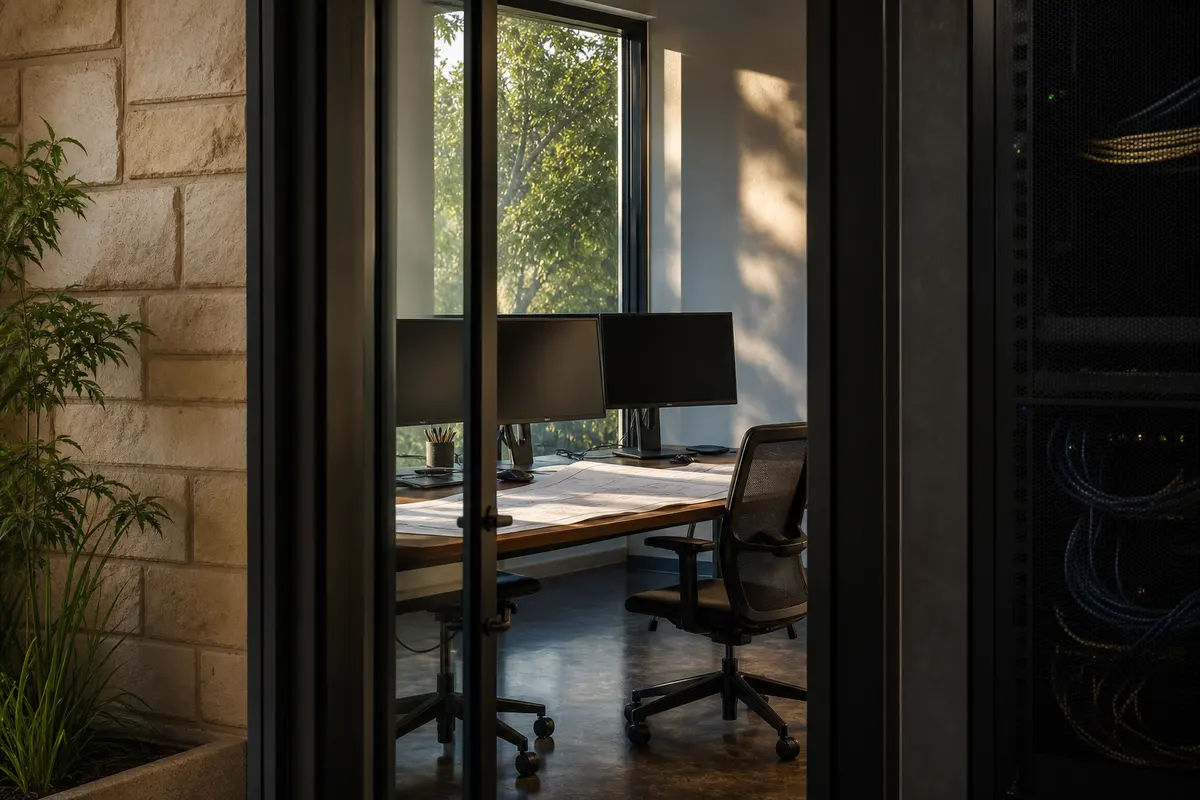 Editorial platform planning scene for Custom Software in Stillwater, Oklahoma