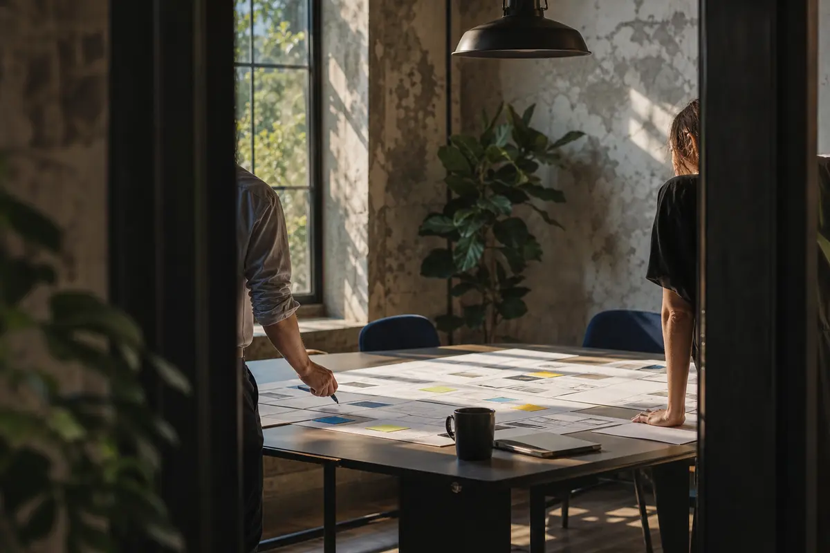 Editorial marketing planning scene for Vinita, Oklahoma