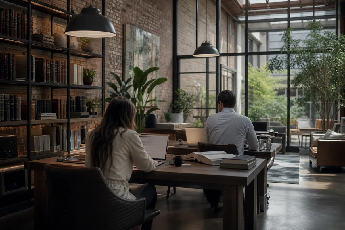 Editorial marketing planning scene for Legal News in Albany, Oregon