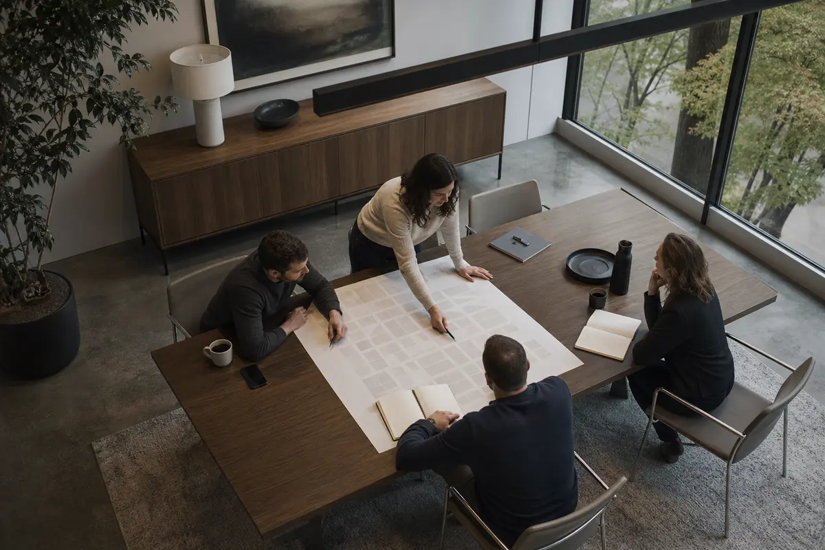 Editorial marketing planning scene for Programmatic SEO in Beaverton, Oregon