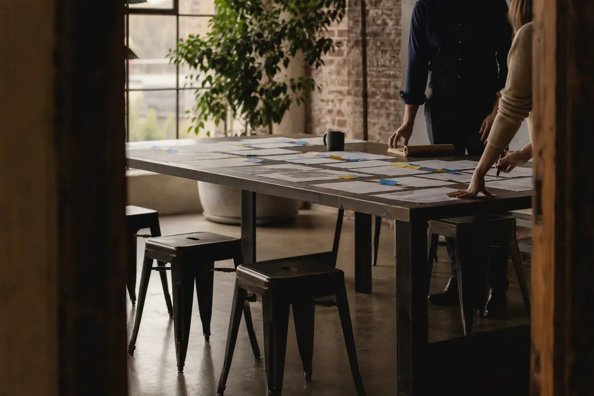 Editorial marketing planning scene for Brookings, Oregon