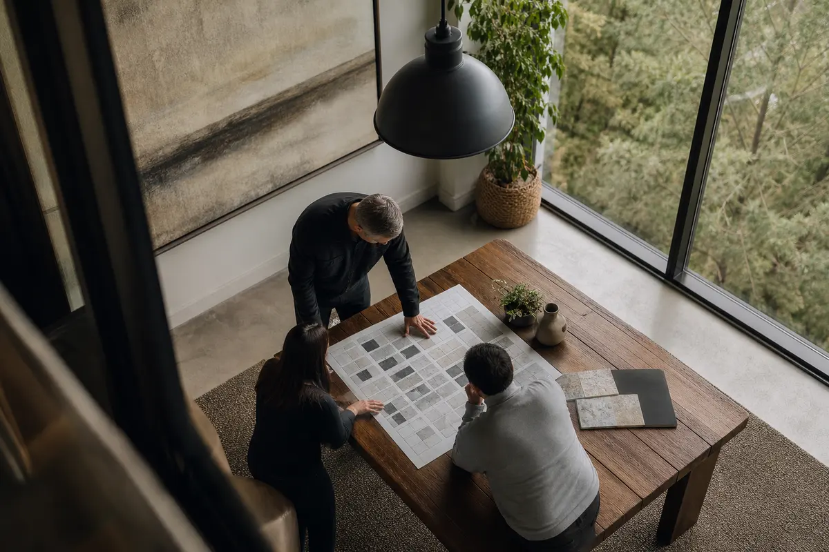Editorial marketing planning scene for Reputation & Reviews in Dallas, Oregon