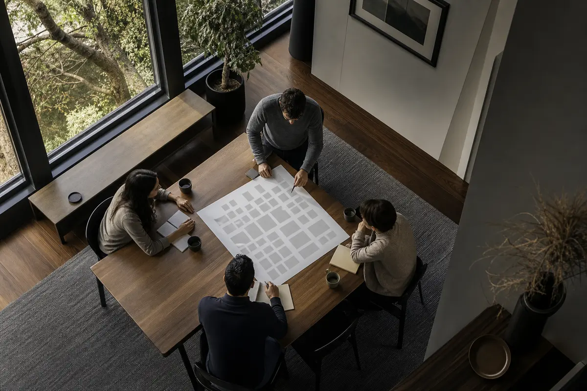 Editorial marketing planning scene for Eugene, Oregon