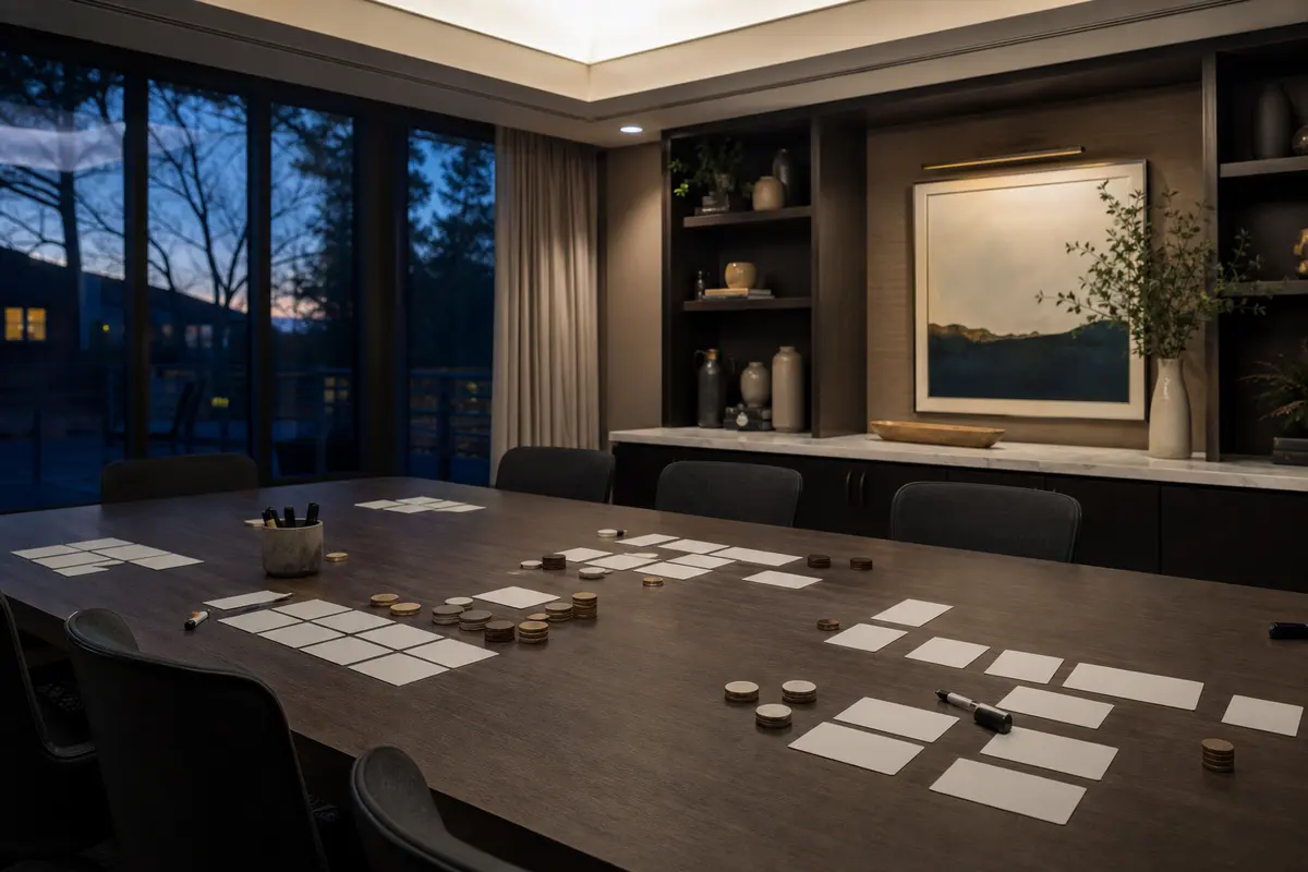 Editorial platform planning scene for ROI Dashboard in Hermiston, Oregon