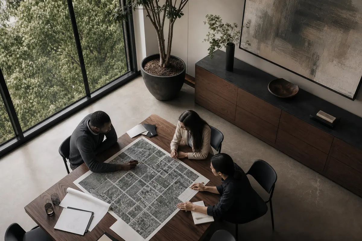 Editorial marketing planning scene for Legal News in North Bend, Oregon