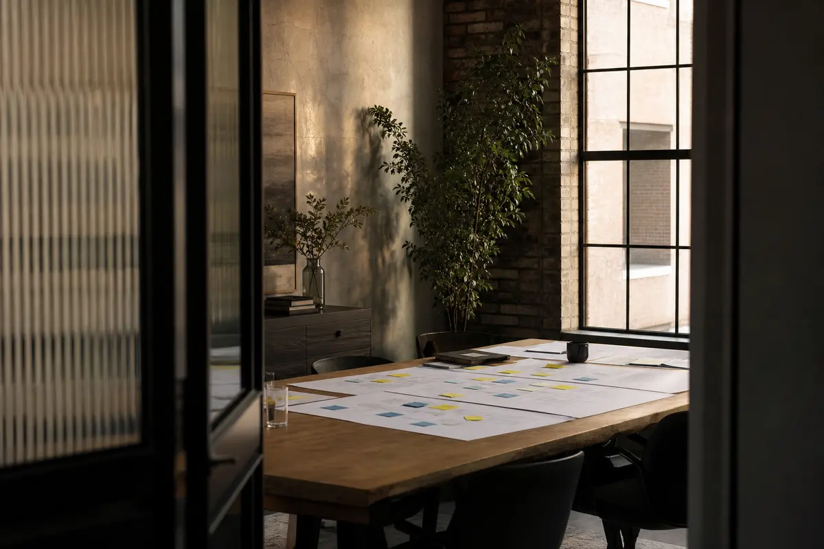 Editorial marketing planning scene for Oatfield, Oregon