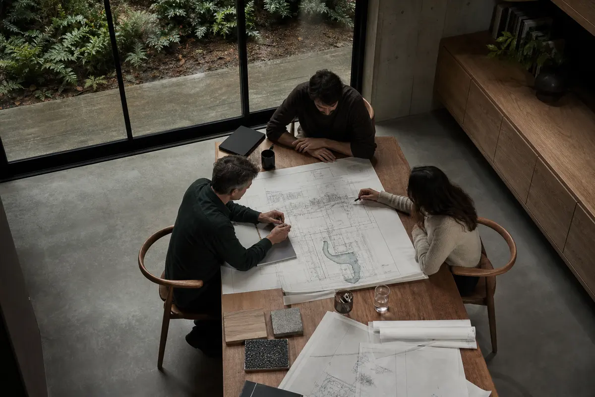 Editorial platform planning scene for Custom Software in Rockcreek, Oregon