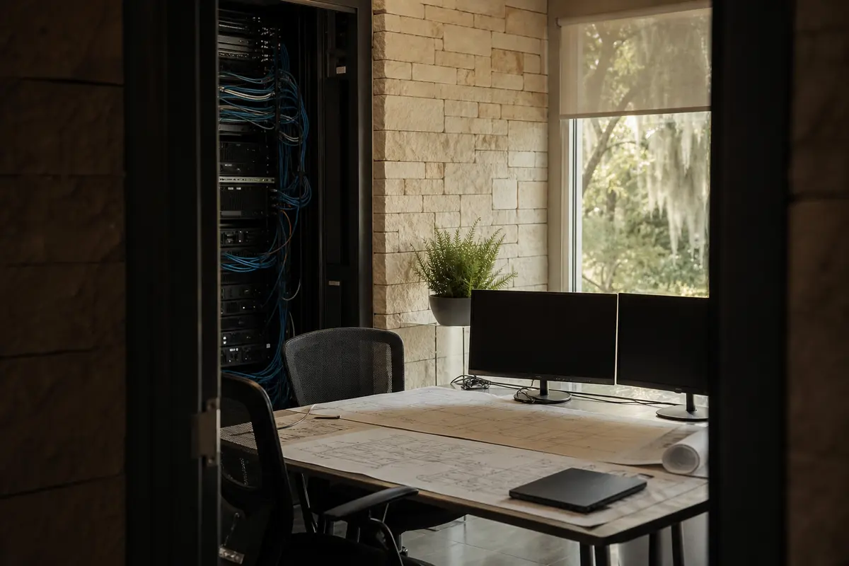 Editorial platform planning scene for Dedicated Hosting in Tillamook, Oregon