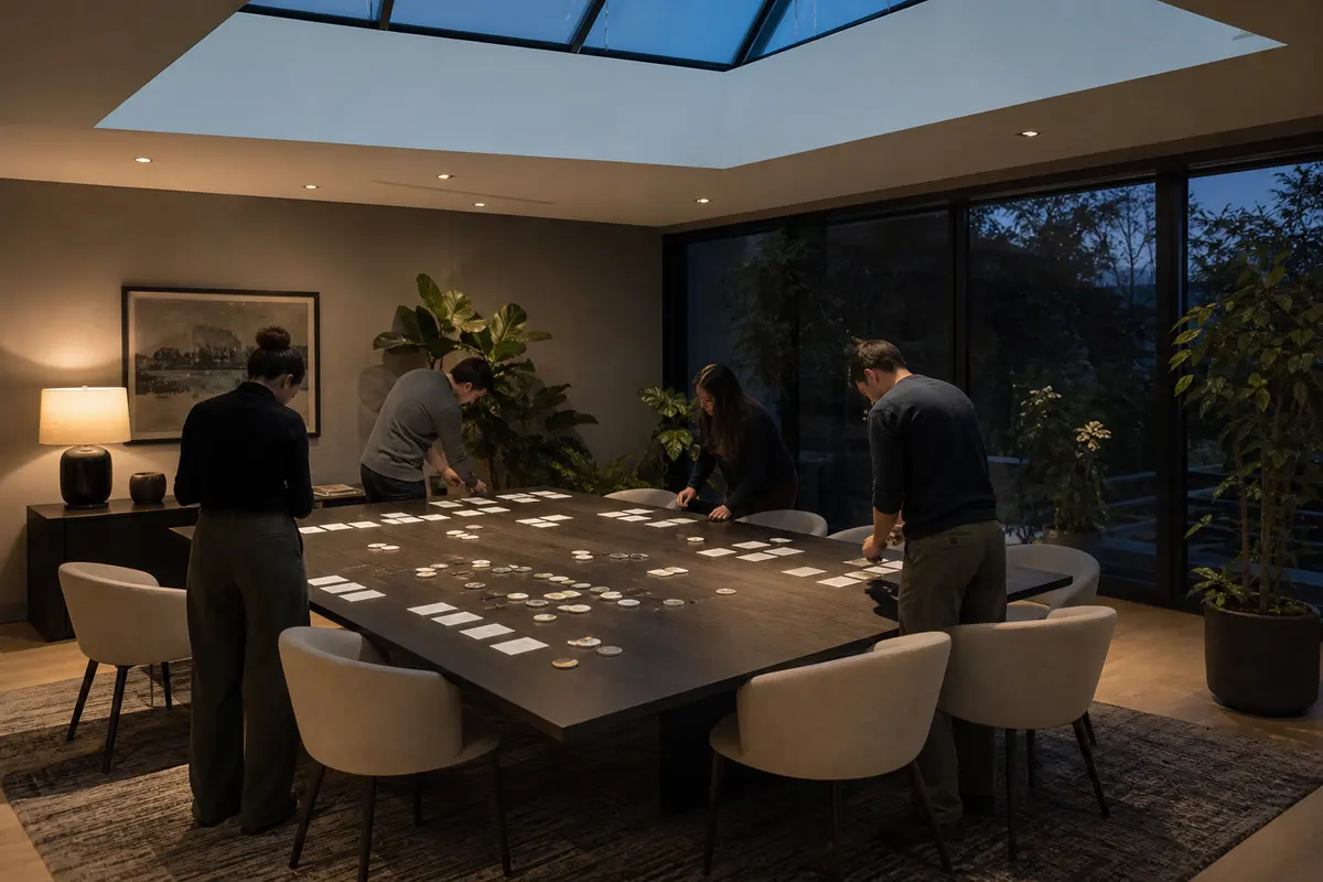 Editorial platform planning scene for Custom Software in Troutdale, Oregon