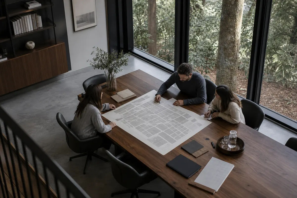 Editorial marketing planning scene for Veneta, Oregon