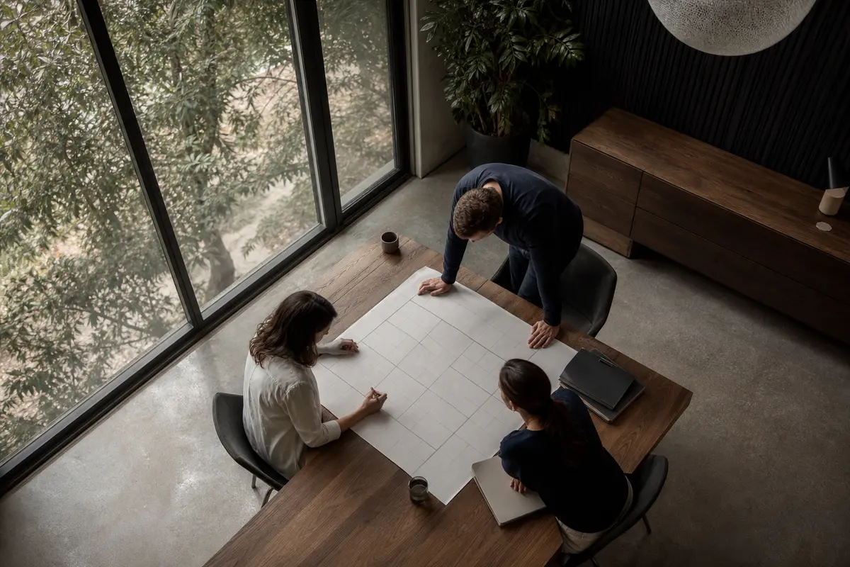 Editorial marketing planning scene for White City, Oregon