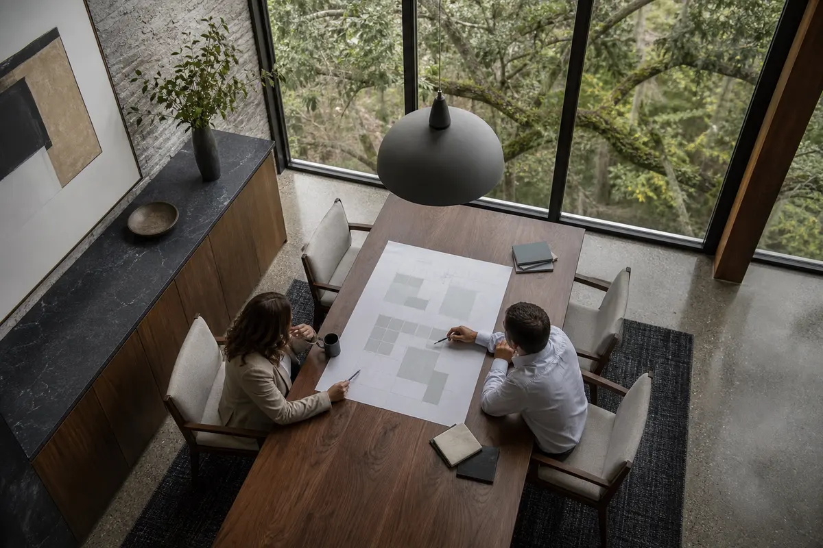 Editorial marketing planning scene for Elizabeth, Pennsylvania