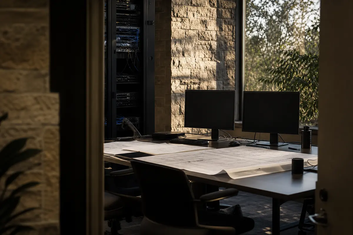 Editorial platform planning scene for Custom Software in West Deer, Pennsylvania