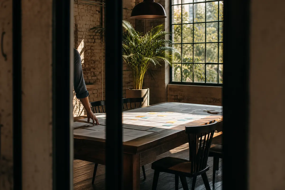 Editorial marketing planning scene for Programmatic SEO in Wilkins, Pennsylvania
