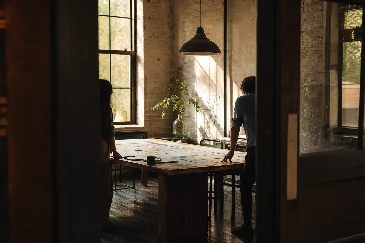 Editorial marketing planning scene for Legal News in Muhlenberg, Pennsylvania