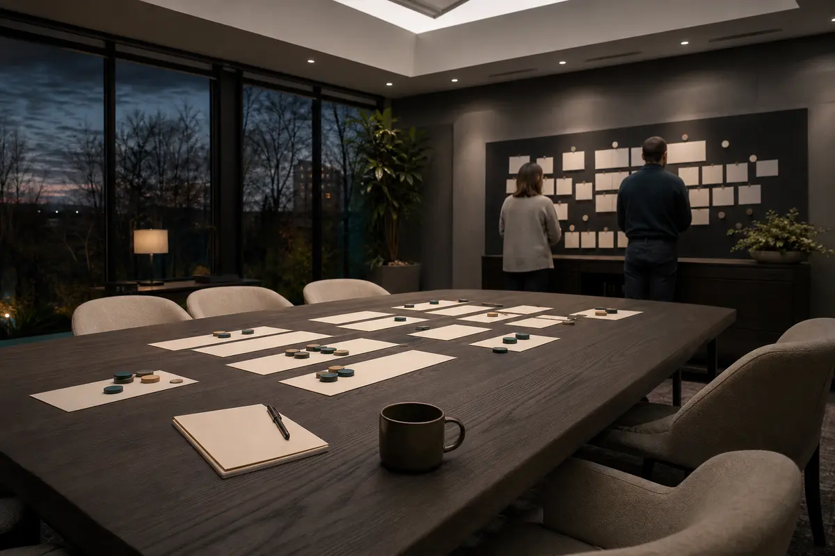 Editorial platform planning scene for Custom Software in Milford, Pennsylvania