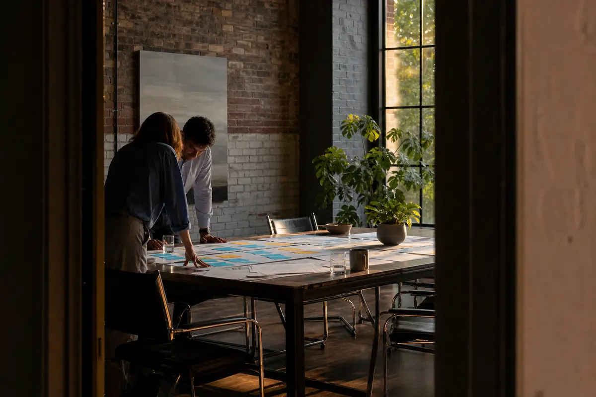 Editorial marketing planning scene for Reputation & Reviews in Newtown, Pennsylvania