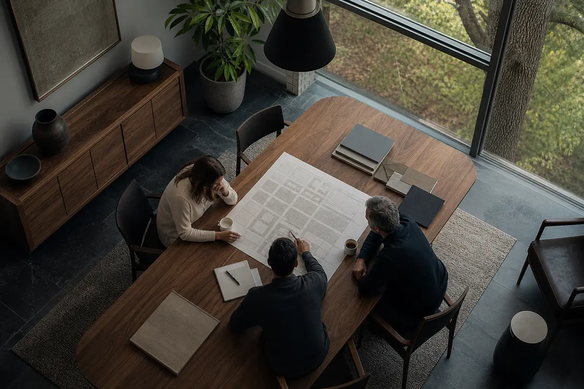 Editorial marketing planning scene for AI SEO in Richland, Pennsylvania
