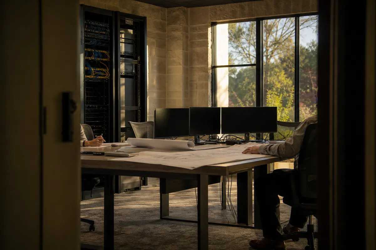 Editorial platform planning scene for Custom Software in Middlesex, Pennsylvania
