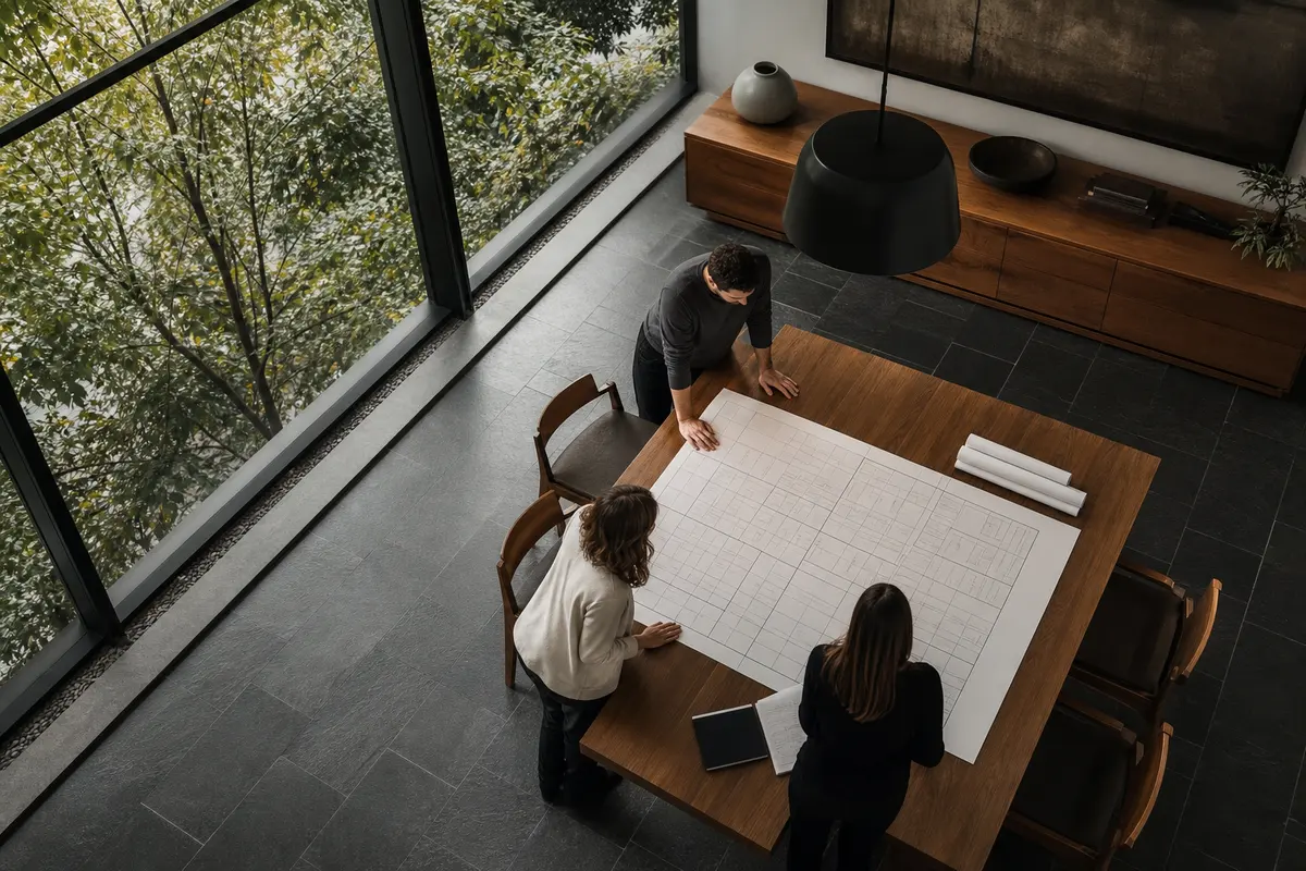 Editorial marketing planning scene for Programmatic SEO in Archbald, Pennsylvania