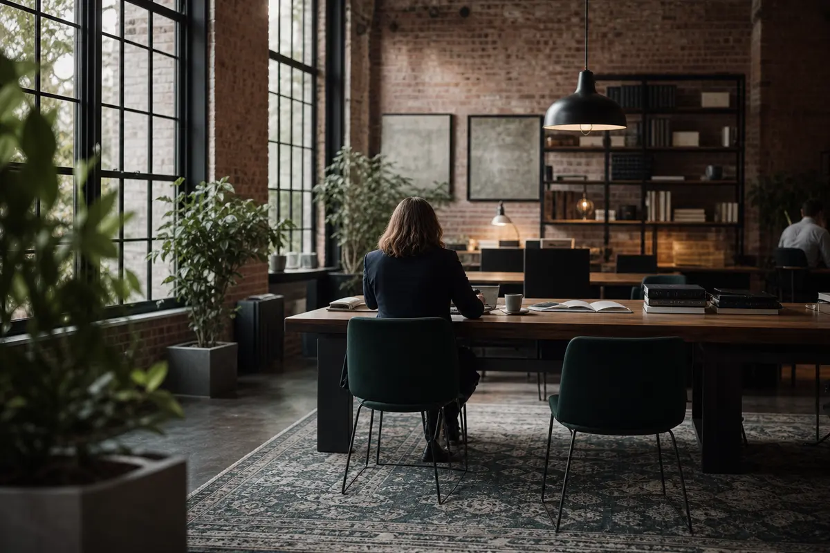 Editorial marketing planning scene for AI SEO in North Coventry, Pennsylvania