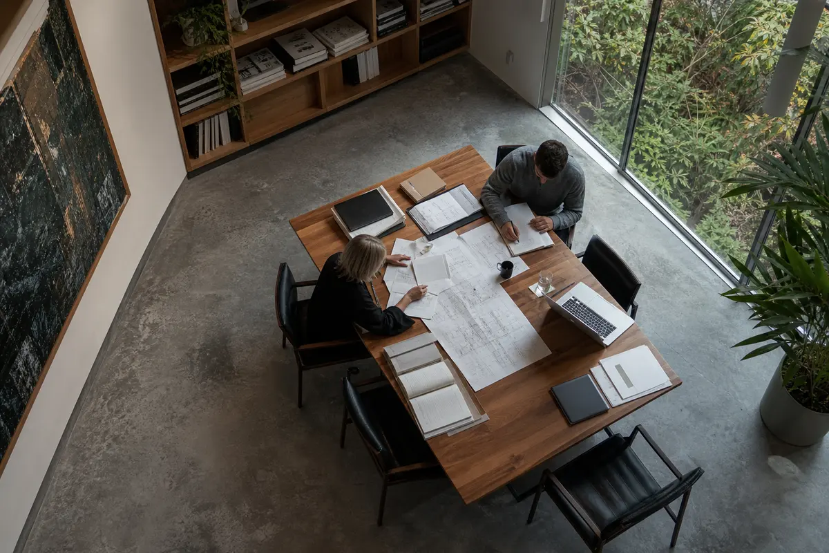 Editorial platform planning scene for ROI Dashboard in Radnor, Pennsylvania