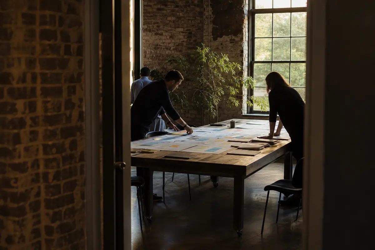 Editorial marketing planning scene for Bellevue, Pennsylvania