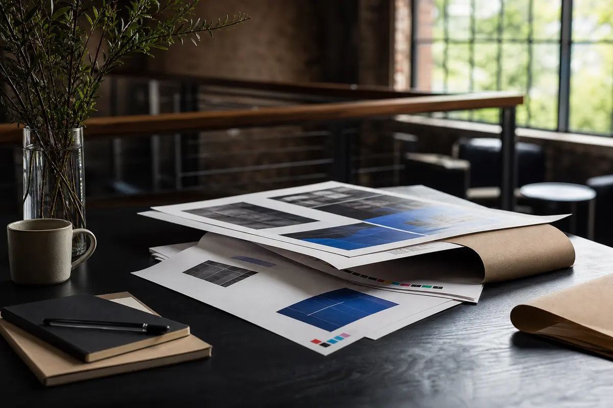 Editorial marketing planning scene for AI SEO in Lancaster, Pennsylvania