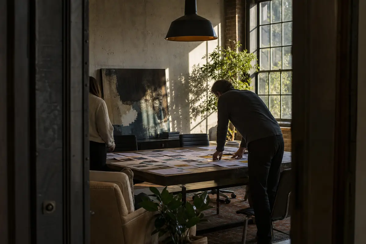 Editorial marketing planning scene for Leacock, Pennsylvania