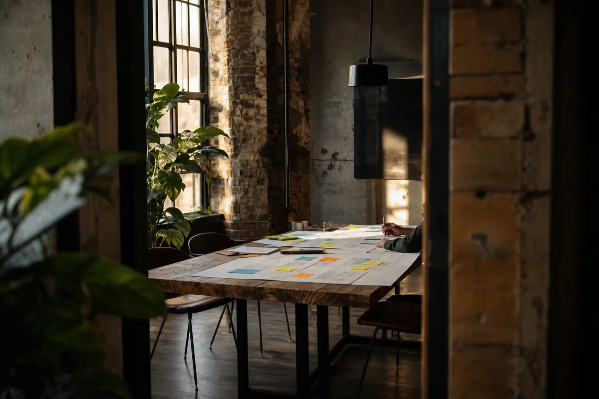 Editorial marketing planning scene for Upper Leacock, Pennsylvania