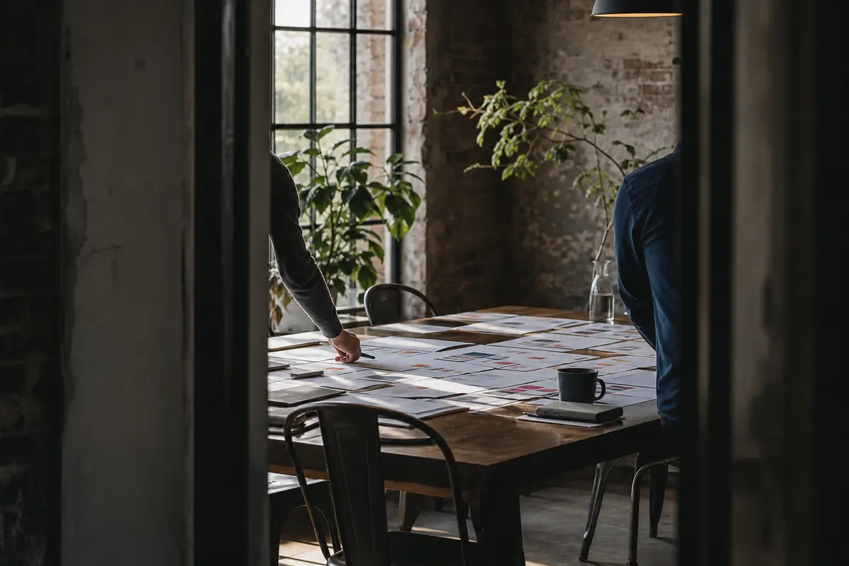 Editorial marketing planning scene for West Lampeter, Pennsylvania